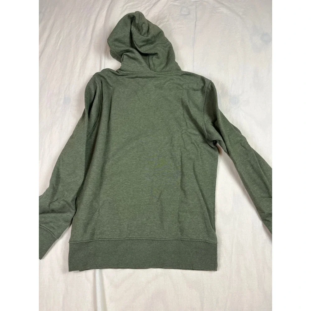 The North Face Mens Half Dome Pullover Hoodie Green‎ Heather Small Logo 0585